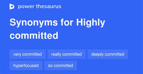 committed synonyms english|highly committed synonym.